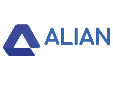 Isotipo y logotipo de Alian Repuestos